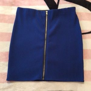 Forever 21 Zip Up Mini Skirt